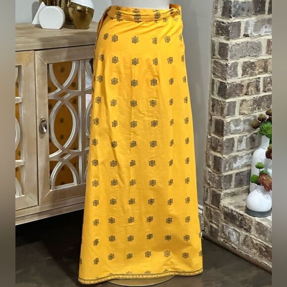 Good Things Women’s Wraparound Boho Straight Three-fold Maxi Skirt Size X-LARGE - Picture 5 of 16